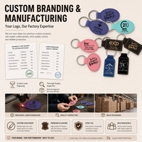 Porte-clés en similicuir personnalisés en gros avec logo laser, supports vierges en cuir pour gravure laser