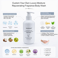 Gel Douche Hydratant de Luxe Sans Sulfate pour Hôtels, Format Standard 300ml, pour Femmes, Tous Types de Peau, Fourniture Hôtelière SPA