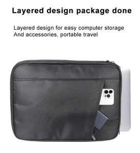 Xách Tay Hai Túi Nylon Lưu Trữ Túi Cho 13.3 13.6 14 16 Inch <span class=keywords><strong>Apple</strong></span> <span class=keywords><strong>Macbook</strong></span> Huawei Cho Xiaomi Cho Lenovo Máy Tính Bảng Máy Tính Xách Tay - Product Image 4