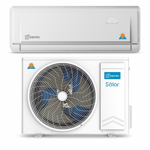 Climatiseur solaire split 9000 12000 18000 24000 BTU 100% solaire DC 48V alimenté par <span class=keywords><strong>batterie</strong></span>, fabricant de climatiseurs solaires à panneaux solaires - Product Image 1