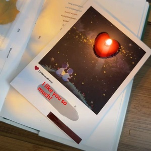 Innovativa Nuova Cartolina Riutilizzabile con Messaggio Nascosto ad Effetto Acqua, per Dichiarazioni d'Amore, Compleanno, 520, San Valentino, Personalizzabile - Product Image 4