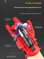 Cosplay Spider Hero Man Arc et flèche Lanceur de toile de protection Jouet de poignet en plastique pour les enfants de 14 ans et plus