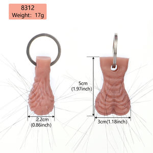 Реалистичный 3d пенис орнамент взрослый шалость подарок для автомобиля Аксессуары жидкий силиконовый пенис аксессуары Мини Забавный кулон - Product Image 3
