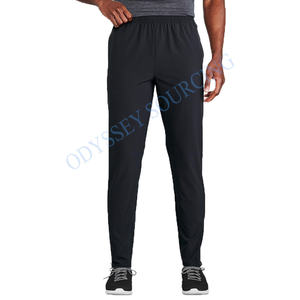 Pantalon tissé décontracté et tendance pour homme, respirant, écologique, 100 % coton, design léger pour l'été, usage quotidien et extérieur - Product Image 5