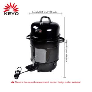 <span class=keywords><strong>Barbecue</strong></span> <span class=keywords><strong>électrique</strong></span> Portable, Vertical, en forme de baril, ustensile de maison, gril, Mini fumeur <span class=keywords><strong>électrique</strong></span> - Product Image 3