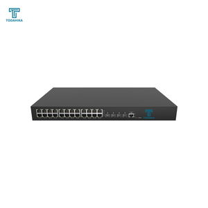 Todahika 24 x 10 100 1000 <strong>Base</strong> T and <strong>4</strong> x Gigabit Combo SFP RJ45 and 1 x RJ45 Console Ports ethernet in wall switch - Product Image 3