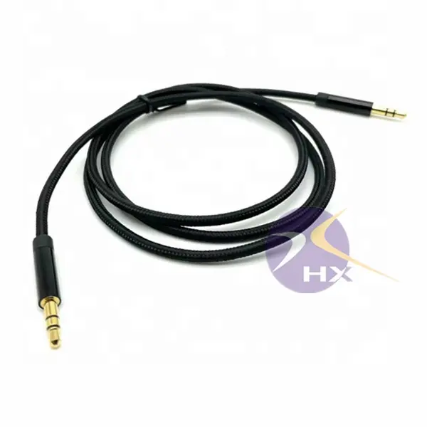 Vergoldetes 1M/2M/5M 3,5 Mm Aux Audio Jack Adapter kabel Für Iphone 3,5 Mm Jack Aux Adapter kabel Kabel zu Car Audio