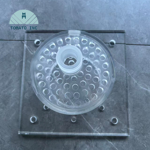 Tubo de acrílico PMMA industrial TOMATO Lucite con brida, para mecanizado CNC y procesamiento de roscas de precisión, tubo de acrílico personalizado - Product Image 5