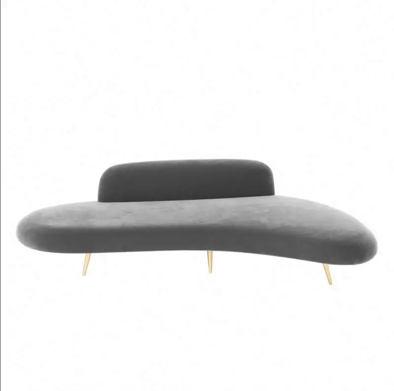 Modern Mewah Beludru Sofa Furniture Ruang Tamu Yang Nyaman Sofa