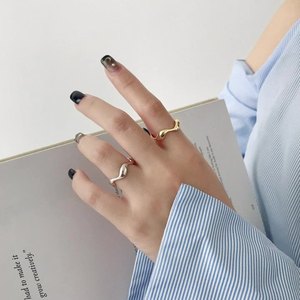 Женское нестандартное кольцо из серебра 925 пробы - Product Image 3