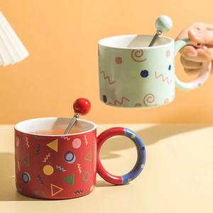 Taza de Café Moderna, Ecológica, de Porcelana, con Diseño Creativo y Atractivo, para Oficina o Parejas, con Logotipo Personalizado, Estilo Instagram - Product Image 4