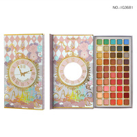 Palette de fards à paupières nacrés mats hautement pigmentés, 50 couleurs, motif montre, imperméable, haute qualité, best-seller