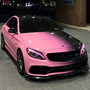 Pellicola Vinilica per Wrapping Auto 1.52*18M, Gradiente Nero-Rosa, Cambio Colore Personalizzato - Product Image 3