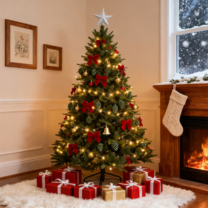 <span class=keywords><strong>Sapin</strong></span> <span class=keywords><strong>de</strong></span> Noël en PE <span class=keywords><strong>de</strong></span> qualité supérieure, disponible en 90 cm, 120 cm, 180 cm, 210 cm, 240 cm, vente en gros - Product Image 5