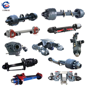 Fabriek Goede Prijs Nieuwe Stalen Oplegger Onderdelen Voor En Achter Fuwa 13 Ton Amerikaanse Type Aanhangwagen As 20T Max Laadvermogen - Product Image 2