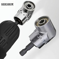 Adaptateur d'angle droit multifonction 105 degrés en acier pour visseuse électrique, support d'embouts