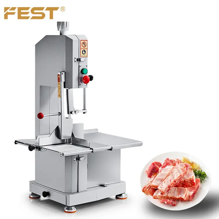 FEST butchers tools and equipments industrial meat cutter 1.5kw 1690mm saw meat bone cutter