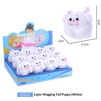Llavero de Peluche Interactivo Personalizado con Cachorro que Mueve la Cola, Bonito Colgante de Perro de Peluche Suave, Venta al por Mayor de Fábrica, Juguete de Regalo OEM