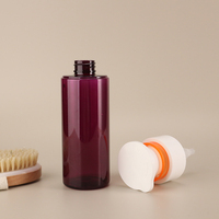 NOUVEAU Flacon pompe en plastique PET 300 ml – Bouteille vide rechargeable pour shampoing, lotion, savon – Distributeur