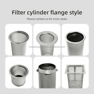 ओएम एस 304 316एल स्टेनलेस स्टील धातु तार जाल ब्रेडेड स्क्रीन सिलेंडर निस्पंदन टोकरी - Product Image 3