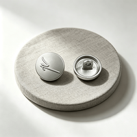 Boutons en alliage de zinc personnalisés CF Premium, vente en gros de boutons métalliques de luxe pour vestes, manteaux, accessoires vestimentaires, usine