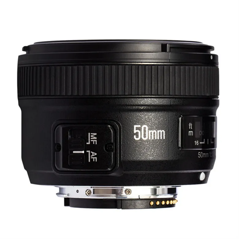 Ống Kính Yongnuo Yn50mm 50Mm 1.8 EF EOS 50MM AF MF, Dùng Cho Canon T6 EOS 700D 750D 800D 5D Mark II IV 10D 1300D