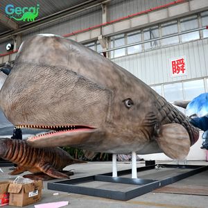 Gecai vida tamanho esperma baleia animatronic animais realista cachalote modelo para venda - Product Image 1