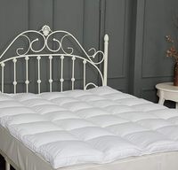 Matratze Topper Queen Size 2 Zoll Dick Daunen Alternative geste ppte Matratzen bezug Weiche und warme Matratzen auflage für alle Jahreszeiten