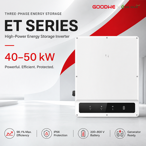 <strong>Goodwe</strong> ET Series 40KW 50KW Hybrid Inverter GW40K/50K-ET-10 Three Phase Solar Pure Sine Inverter - Product Image 1