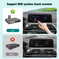 Antarmuka Video Multimedia Autoabc Wireless Apple Carplay Android Auto untuk BMW EVO ID5/ID6 F40 G20 G30 X1 X2 Kontrol Sentuh