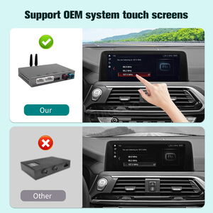 Autoabc không dây Apple Carplay đa phương tiện giao diện Video <span class=keywords><strong>Android</strong></span> tự động cho BMW EVO id5/id6 F40 G20 G30 X1 X2 cảm ứng điều khiển - Product Image 3