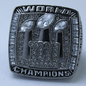 Bague commémorative du championnat des New York Giants 2007 pour hommes Bague pour hommes en alliage Bijoux pour hommes - Product Image 1