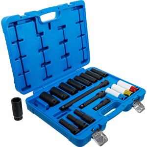 BGS <b>Impact</b> <b>Socket</b> and Protective <b>Impact</b> <b>Socket</b> Set Hexagon 12.5 mm (1/2") Drive 10 - 24 mm 18 pcs. - Product Image 2