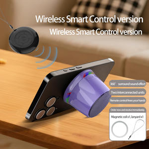 Haut-parleur magnétique sans fil Lulin LP-25262, portable, avec lumières LED, longue autonomie, son HD, design portable, support magnétique - Product Image 1