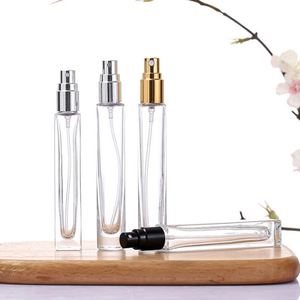 5ml 10ml Clear Frosted <b>Mini</b> Fragrance Vials Attar Perfume Oil Glass Pump Sprayer <b>Bottles</b> with Carton Packaging - Product Image 4
