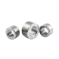 Bouchon de tuyau à filetage femelle NPT BSPT en acier inoxydable SS304, robuste, à paroi épaisse, haute pression, pour système de plomberie hydraulique