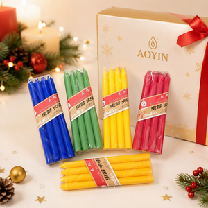 Candele Colorate all'Ingrosso per Hanukkah, Etichetta Privata, Candele a Stelo per Incantesimi e Cerimonie Magiche - Product Image 1