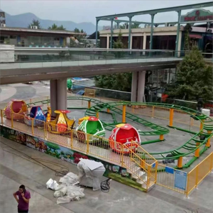 Mini montaña rusa moderna y divertida cabina de <span class=keywords><strong>Caracol</strong></span> Montaña Rusa giratoria paseos en parque de atracciones para niños - Product Image 6