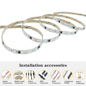 Tira de Luces LED RGB Flexible Pixel 5050, Sincronización de Música por WiFi a través de Aplicación, Control por Voz, Tira de LED WS2811 para <span class=keywords><strong>TV</strong></span>, Bar, KTV, Sala de Juegos - Product Image 5