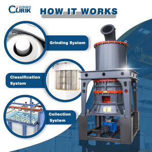 Molino pulverizador <span class=keywords><strong>de</strong></span> piedra pequeña para granito y granate, máquina trituradora <span class=keywords><strong>de</strong></span> polvo para minería con motor Siemens, sistema <span class=keywords><strong>de</strong></span> control PLC y caja <span class=keywords><strong>de</strong></span> engranajes - Product Image 2
