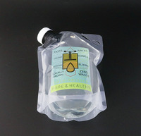 Pochettes souples personnalisées robustes pour liquides (1L, 5L) résistantes à la chaleur et au froid, avec bec verseur, pour vin, café, thé, aérosol, faible MOQ