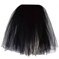 Tutu de ballet romantique en nylon à 2 couches avec détection par aiguille pour l'entraînement des femmes adultes