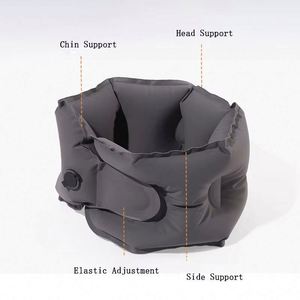 Wholesale Custom Logo U-Shape Travel Neck <b>Inflatable</b> Portable Folding for Outdoor Traveling <b>Car</b> Airplane Pillow - Product Image 4