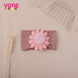 Diademas con Lazos <span class=keywords><strong>para</strong></span> Bebés, Accesorios <span class=keywords><strong>para</strong></span> el Cabello, Set de Regalo, <span class=keywords><strong>Turbante</strong></span>, Diadema con Flor Pequeña, Poliéster, 17cm, Estilo Europeo Americano - Product Image 5