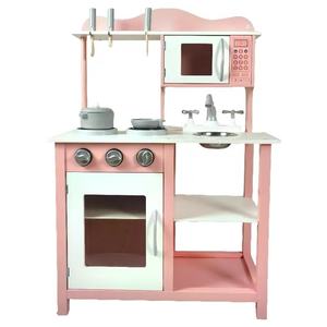 PINK with Grey Is a <strong>Fun</strong> and Beautiful Wooden <strong>Kitchen</strong> Toy - Product Image 1