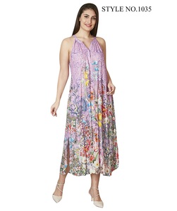 Elegantes vestidos largos casuales para mujer Ropa de verano cómoda con detalles bordados Ideal para trajes de fin de semana Comodidad - Product Image 6