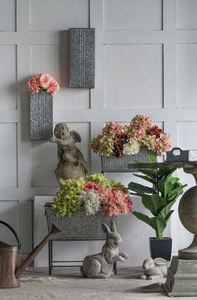 Best Sale Outdoor Indoor Galvanized Garden Raised Planter <b>Boxes</b> Large Metal 2 Piece Elevated Planter Set of 2 with Stand - Product Image 6