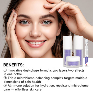 Etiqueta privada Probiótico Skin Balance Ance Face Serum Brightening Skincare Set Hidratante Face Tone Serum Cream Skin Care Set - Product Image 5