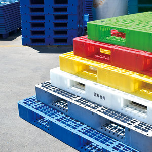 Nhiệm vụ nặng nề hai Bốn cách tiêm công nghiệp một mặt phẳng <span class=keywords><strong>Pallet</strong></span> Nhựa Euro - Product Image 2