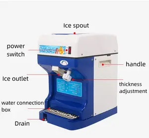 2024 ice crusher machine commercial slushee machine slush vending machines